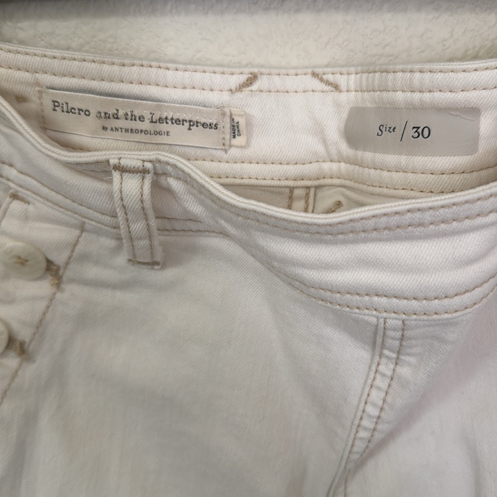 Pilcro and the Letterpress by Anthropologie High Rise Wide Leg Pants - Picture 4 of 7